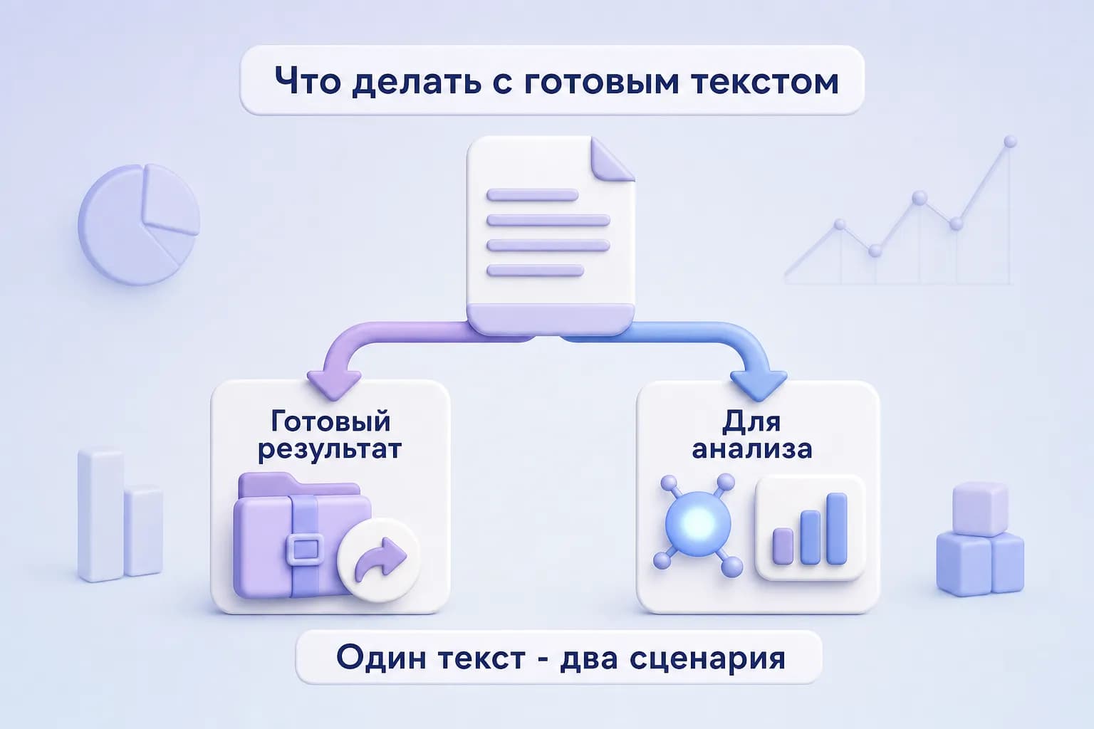 Документ расшифровки разделяется на два сценария использования